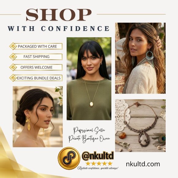 Chunky 18K Gold Plated TrendybNecklace Colorful Charms Pearl Accents Y2K Style - Picture 4 of 11